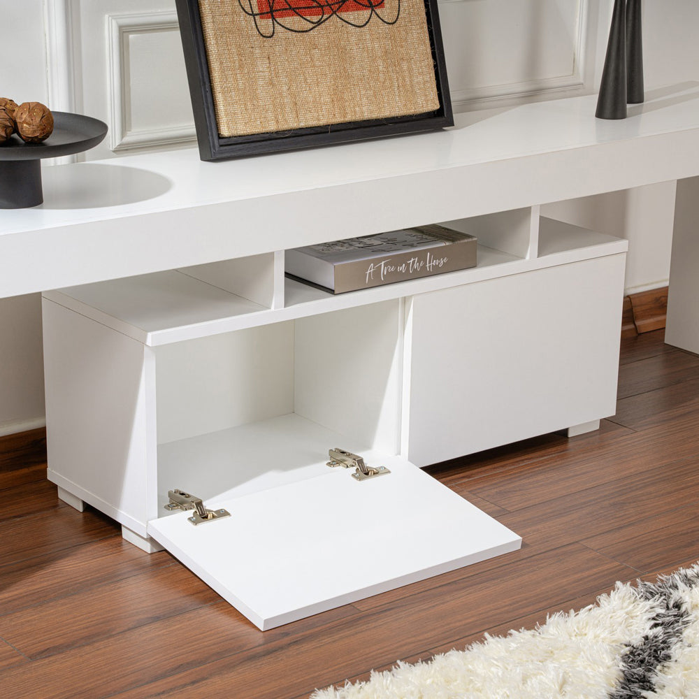 concept-usine-baso-meuble-tv-blanc-180-cm-avec-rangement image 2