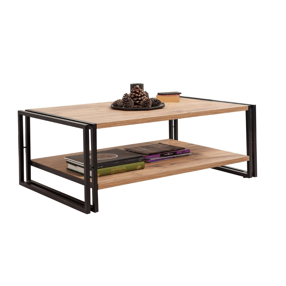 concept-usine-holen-table-basse-rectangulaire-bois-et-m-tal image 2