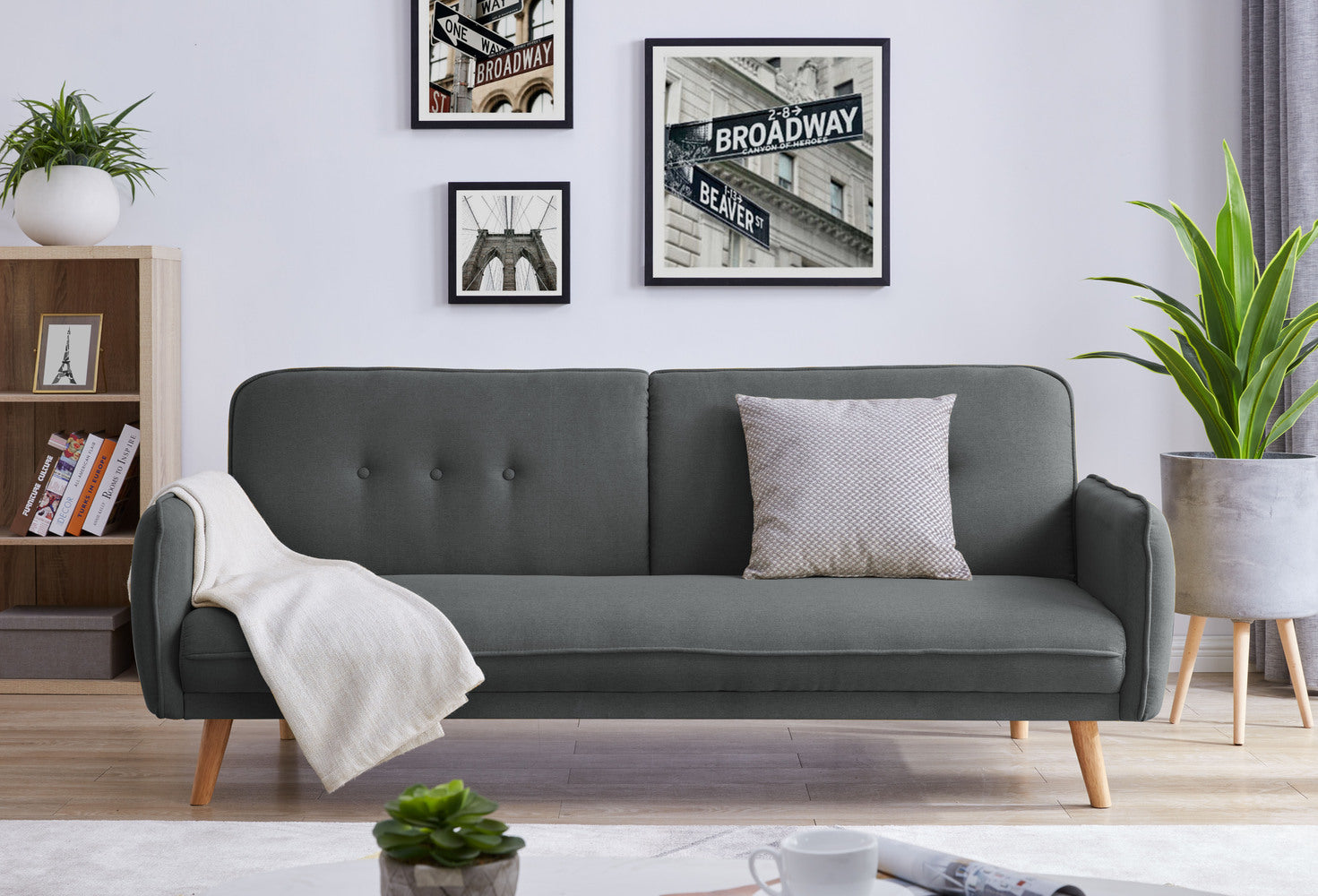 concept-usine-nora-canap-convertible-gris-clair-3-places image 1