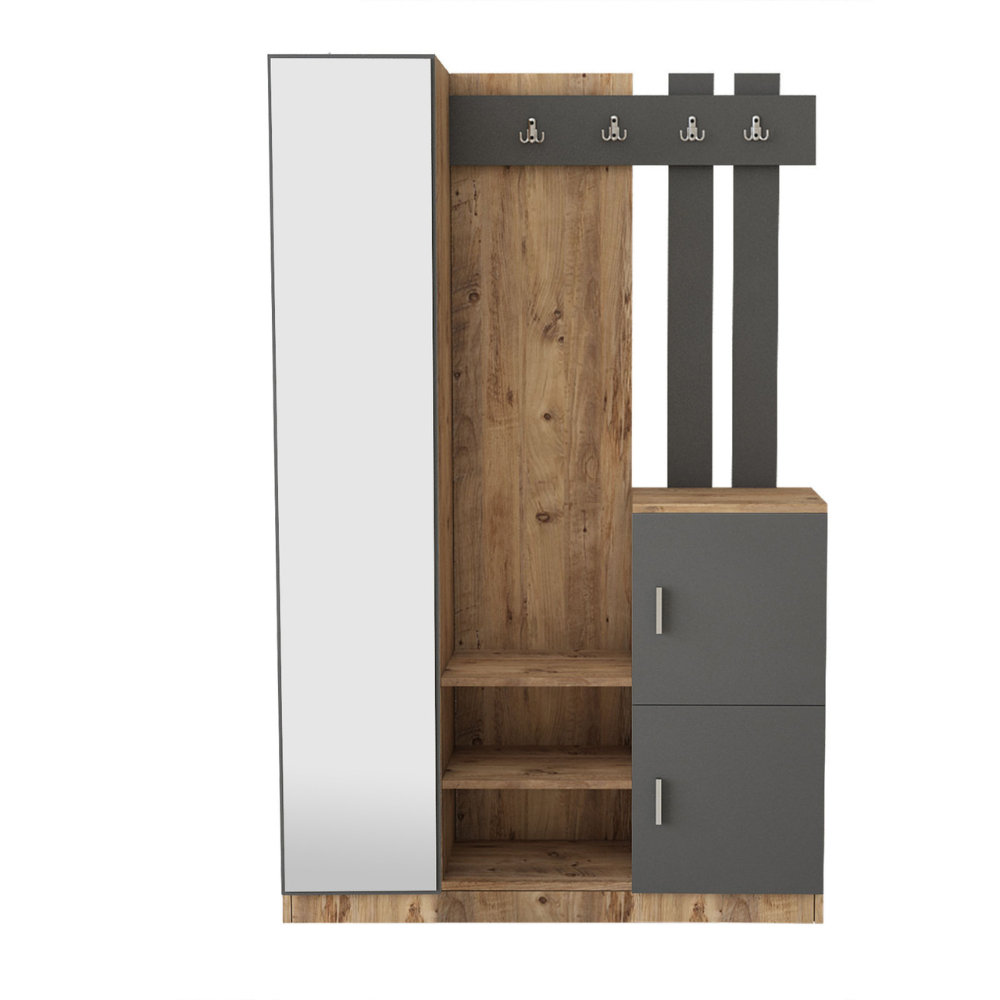 concept-usine-anka-meuble-d-entr-e-bois-gris-avec-miroir image 4