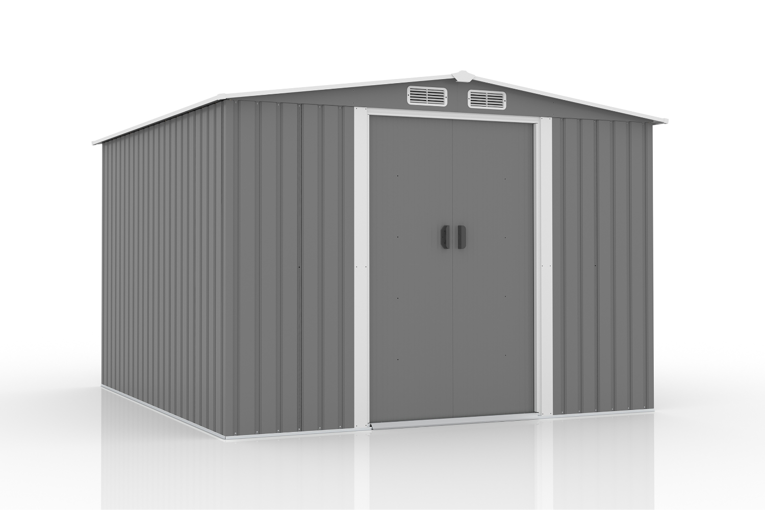 concept-usine-jura-abri-jardin-m-tal-gris-6-66-m-portes image 2