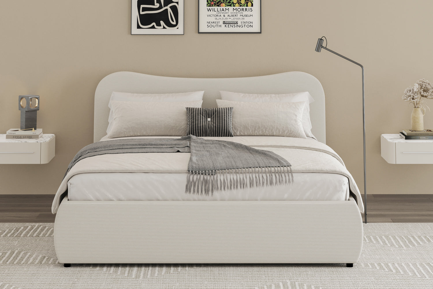 concept-usine-plano-lit-coffre-160x200-velours-c-tel-beige image 4