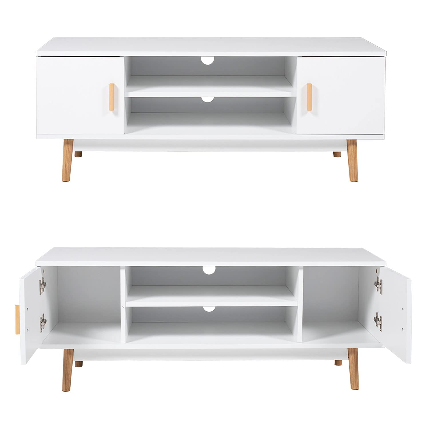 happy-garden-joey-meuble-tv-blanc-120cm-scandinave image 3