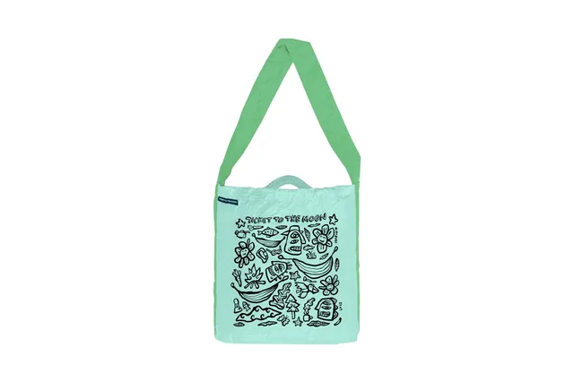 ticket-to-the-moon-eco-bag-medium-sac-pliable-15l-recycl image 1