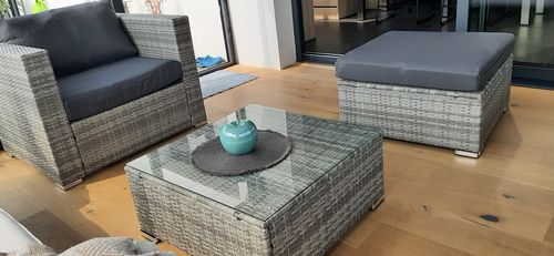Table en verre