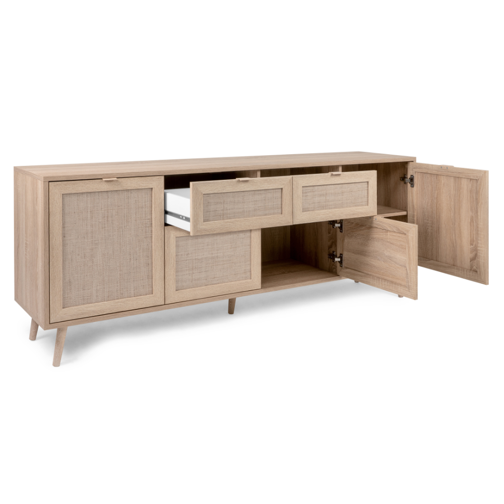 concept-usine-tivat-buffet-4-portes-ch-ne-180-cm image 7