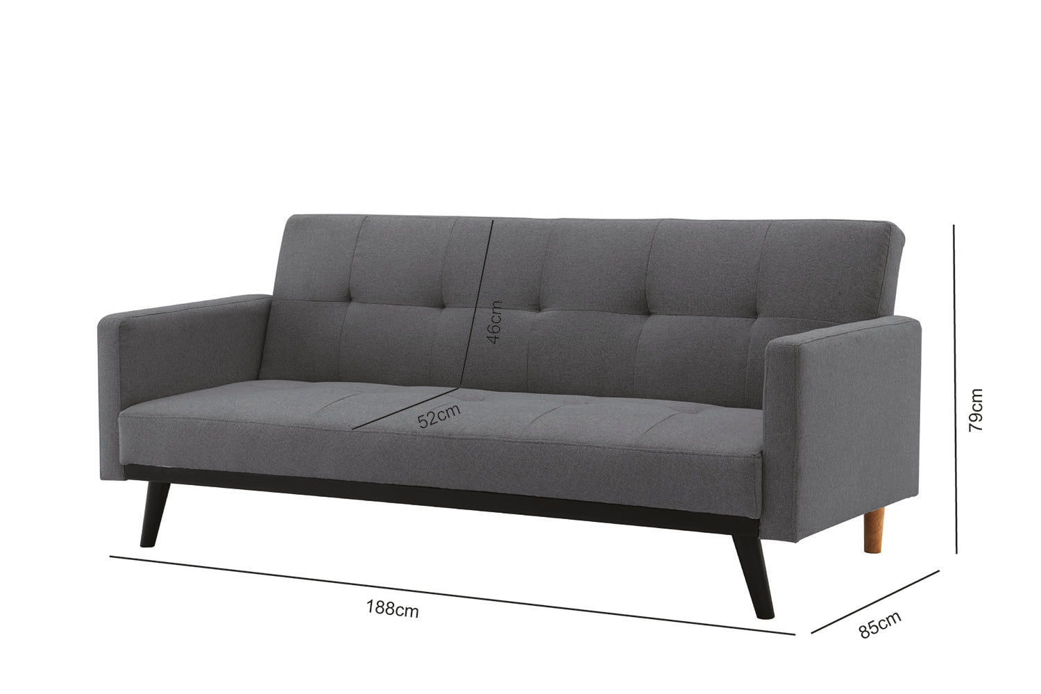 concept-usine-leon-canap-convertible-3-places-tissu-gris image 4