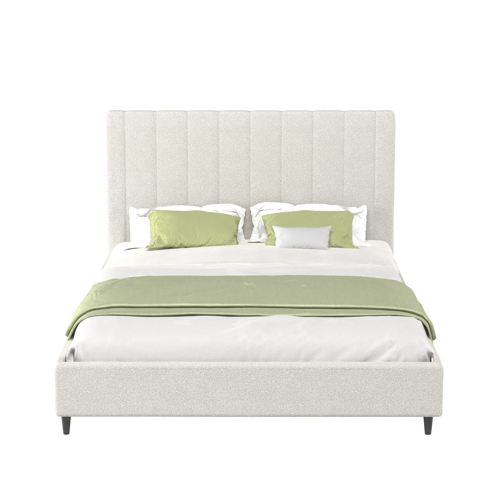 concept-usine-cambridge-lit-160x200-tissu-bouclette-beige image 3