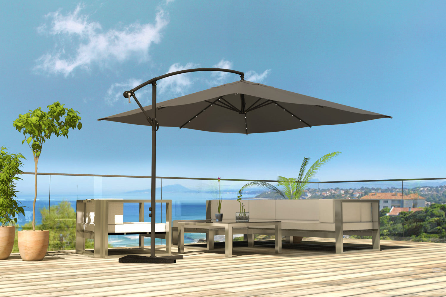 concept-usine-solenzara-bulle-parasol-d-port-gris-3x3-m image 7