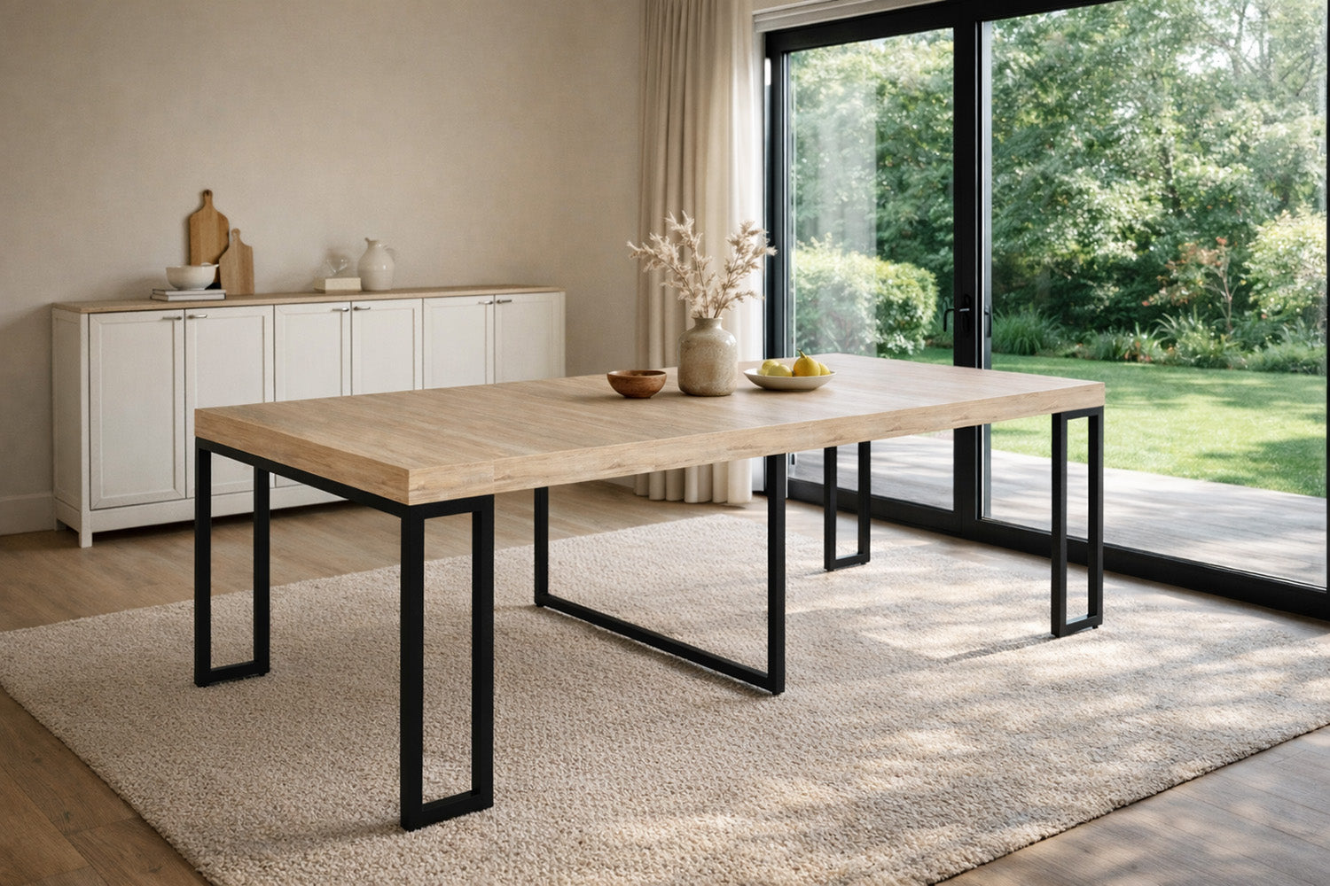 concept-usine-vella-table-salle-manger-extensible-bois-235-cm image 1