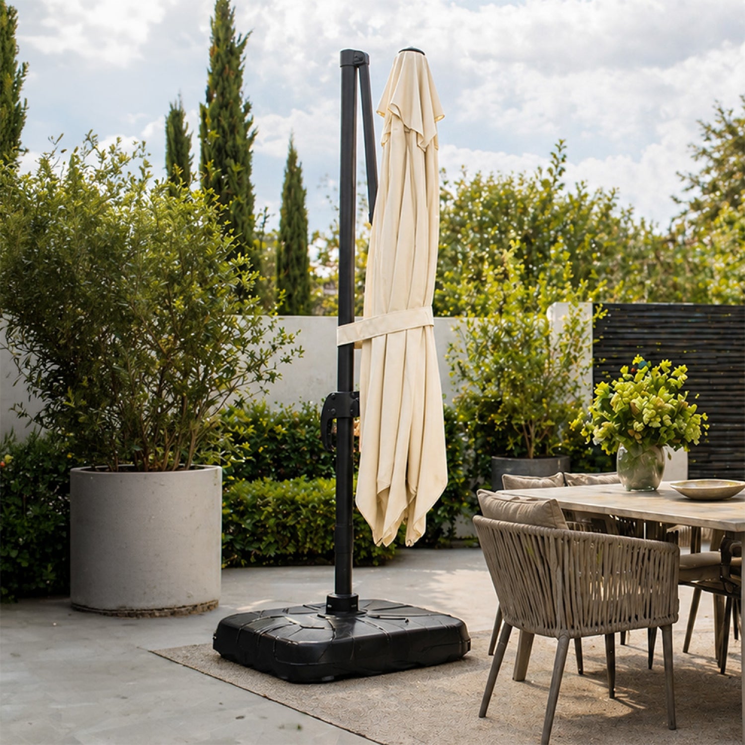 concept-usine-piana-parasol-d-port-2x3m-rotatif-gris-solaire image 5