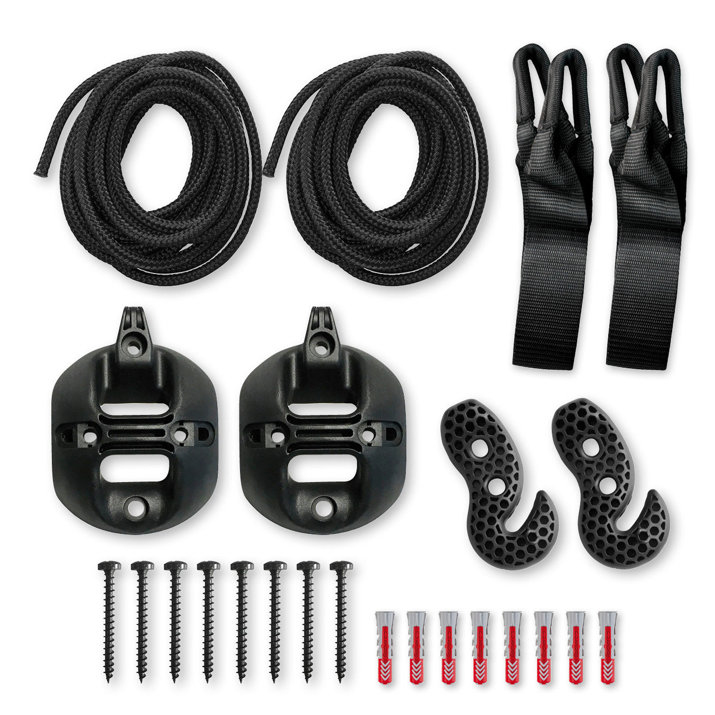 la-siesta-nautico-flexmount-2point-fixation-hamac-noir-2-points image 2