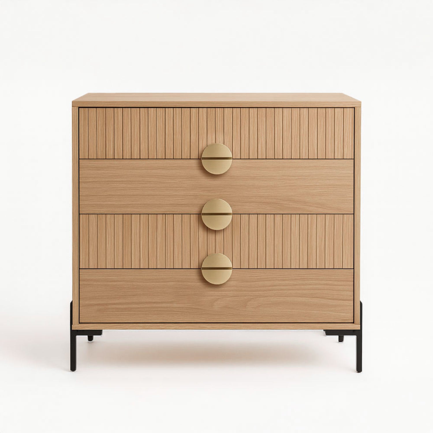 concept-usine-vallo-commode-bois-80-cm-4-tiroirs image 2
