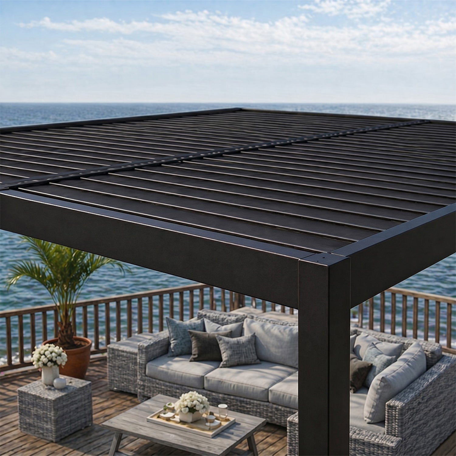 concept-usine-corfu-pergola-bioclimatique-4x3-m-alu-lames-orientables image 5