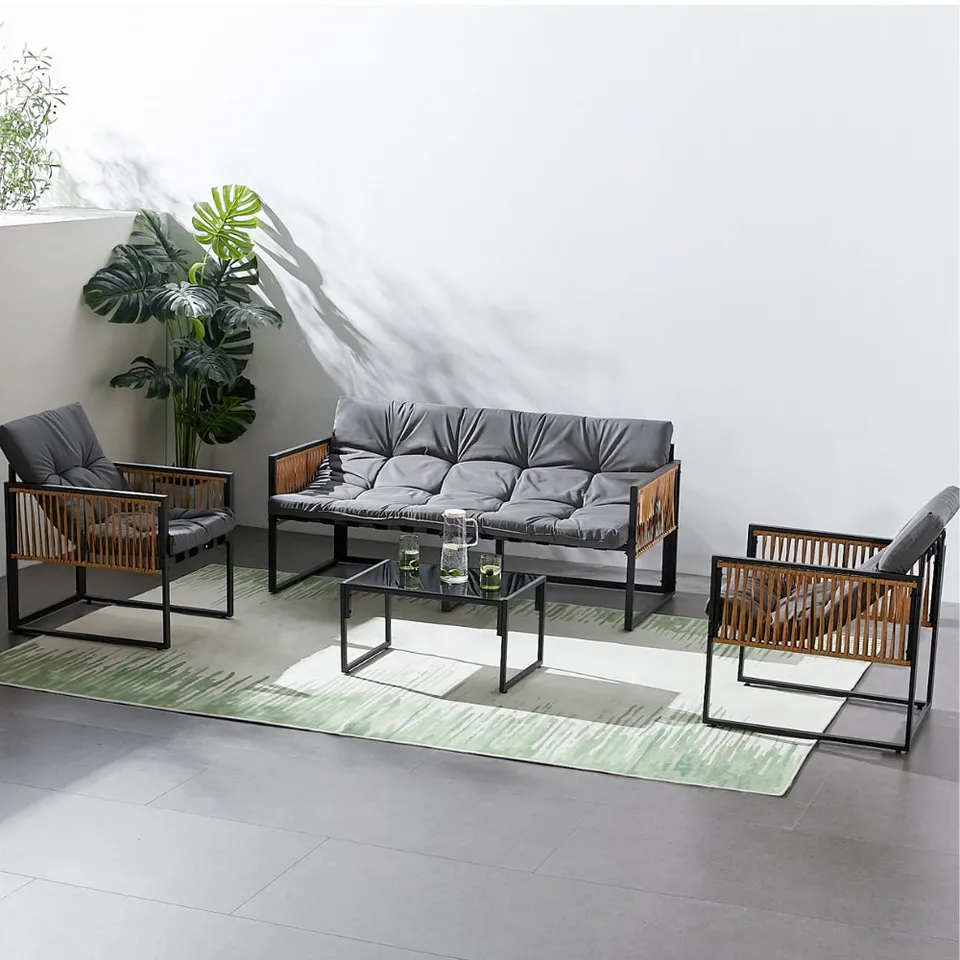 concept-usine-turini-5-salon-de-jardin-acier-5-places image 1