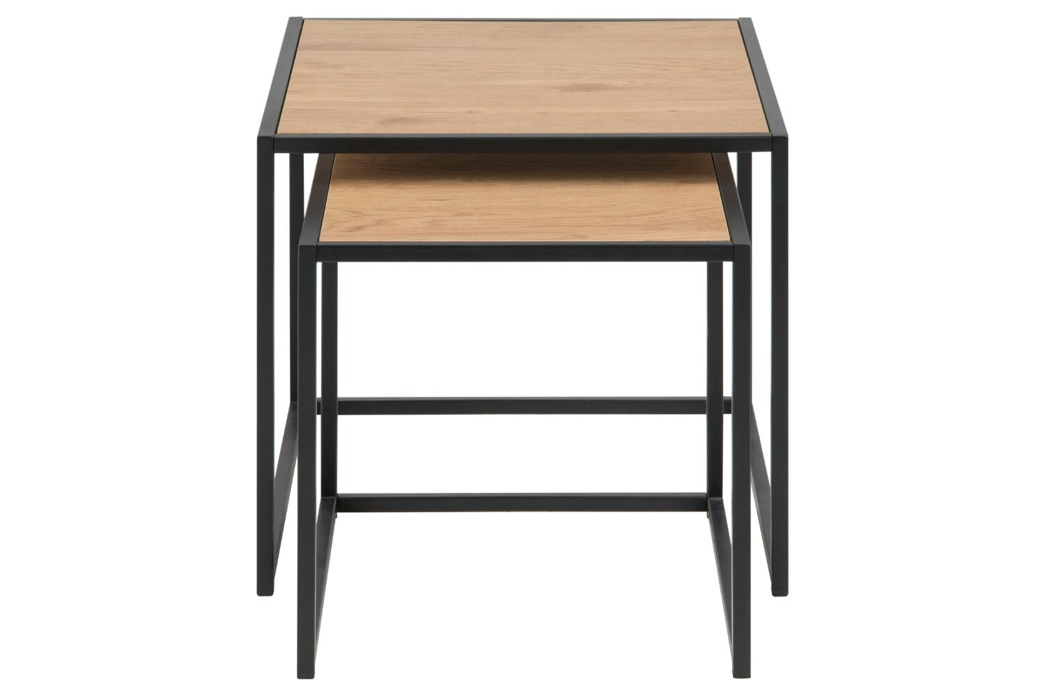 concept-usine-factory-table-basse-gigogne-carr-noir-bois image 3