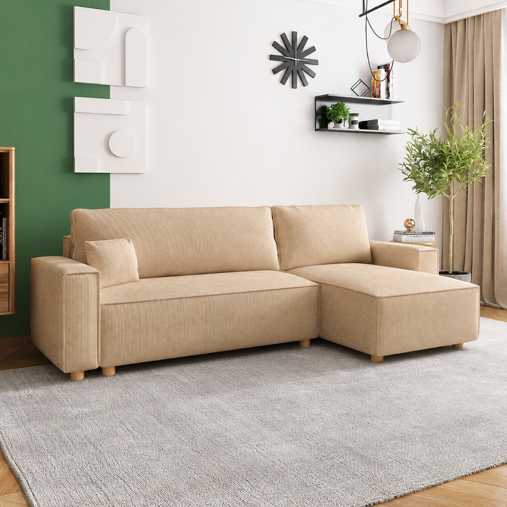 concept-usine-cosy-canap-d-angle-convertible-beige-4-places image 1