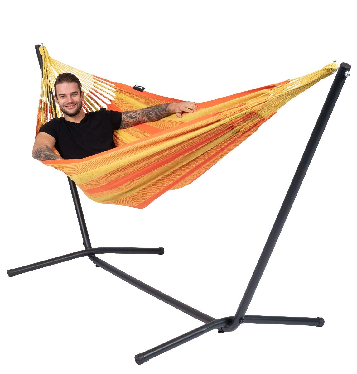 tropilex-dream-ensemble-hamac-orange-1-personne-coton image 3