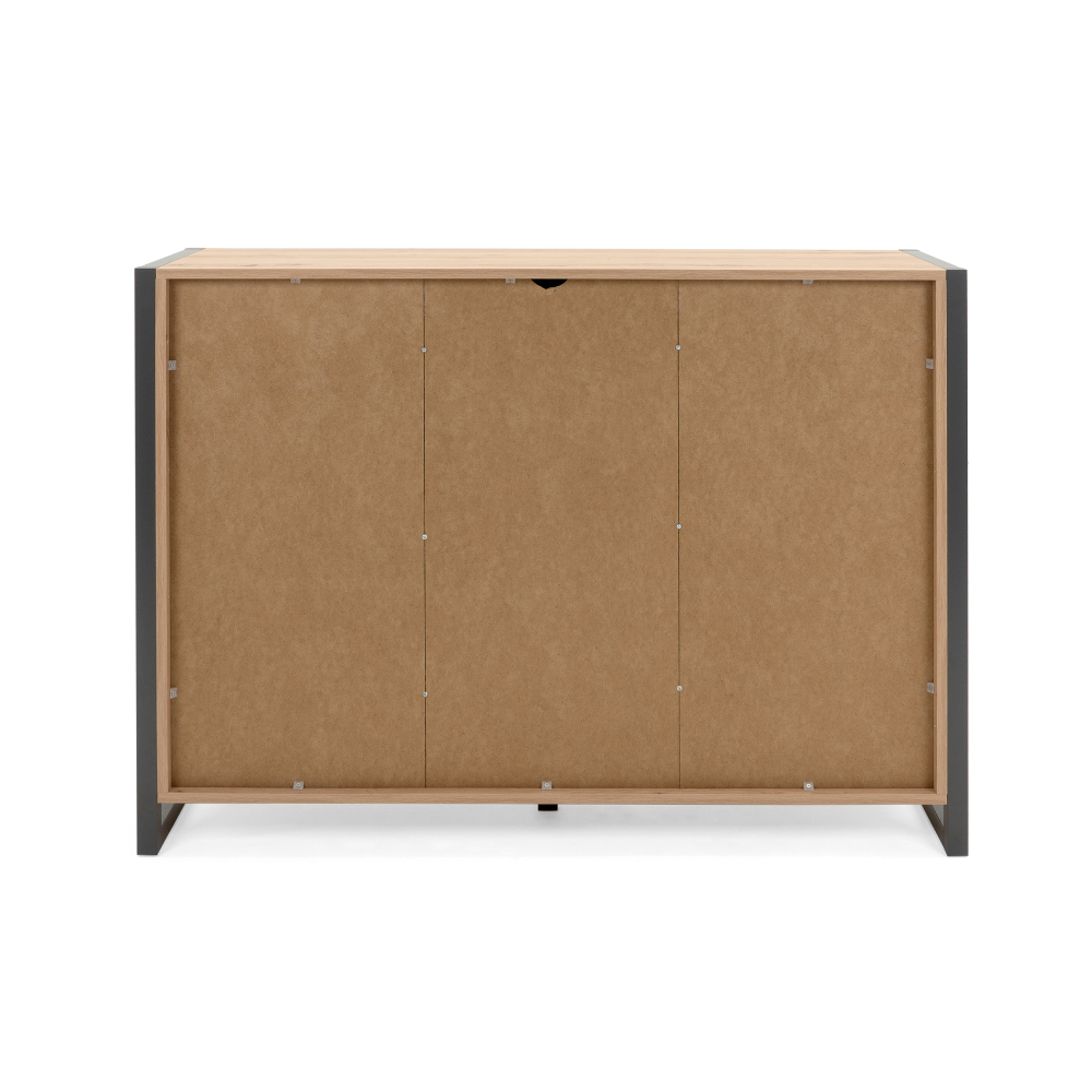 concept-usine-kotor-buffet-industriel-bois-120-cm-3-tiroirs image 8