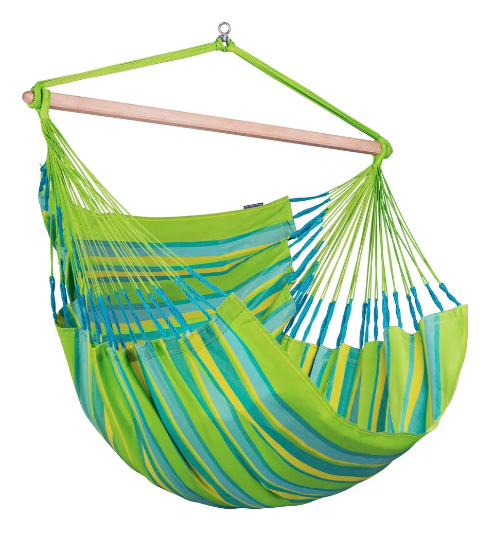 la-siesta-domingo-fauteuil-suspendu-kingsize-outdoor-lime-vert image 1