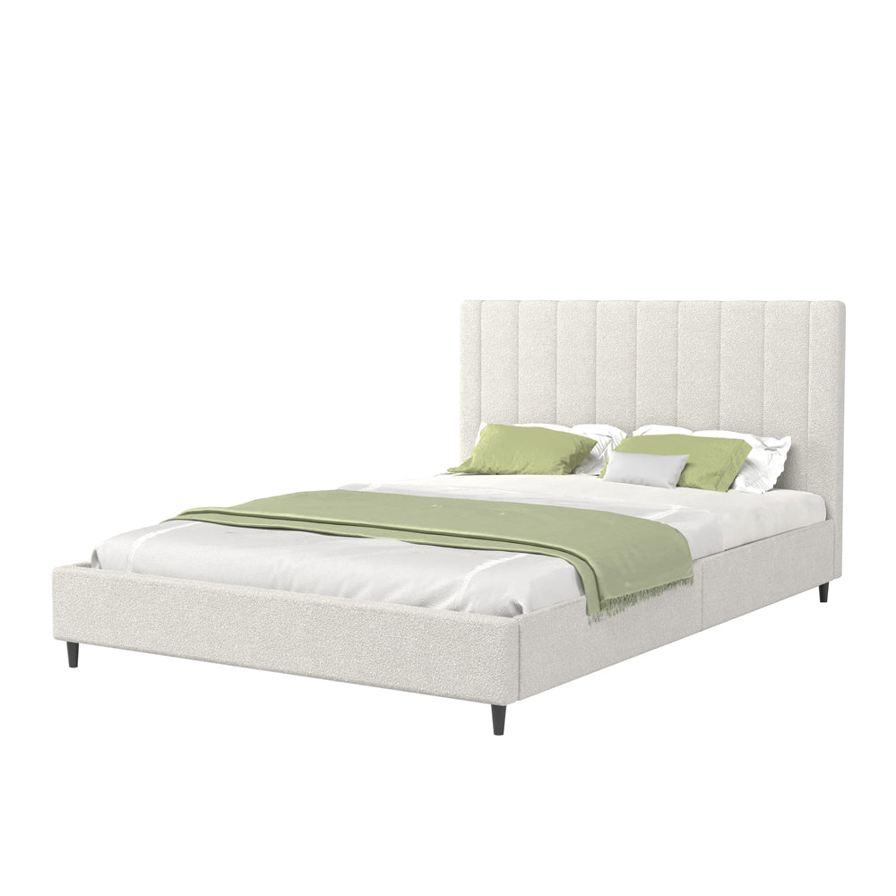 concept-usine-cambridge-lit-160x200-tissu-bouclette-beige image 4