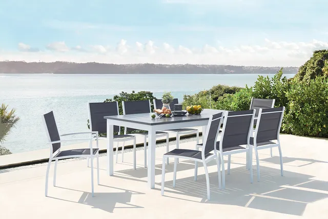 concept-usine-arezzo-salon-jardin-extensible-8-places-blanc image 1
