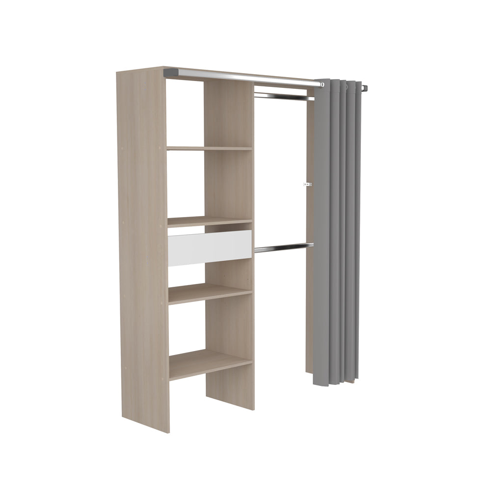 concept-usine-bali-dressing-rideau-blanc-acacia-avec-tiroir image 4