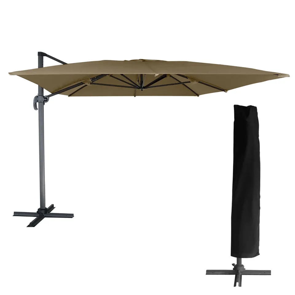 happy-garden-ibiza-parasol-d-port-molokai-3x4-taupe image 1