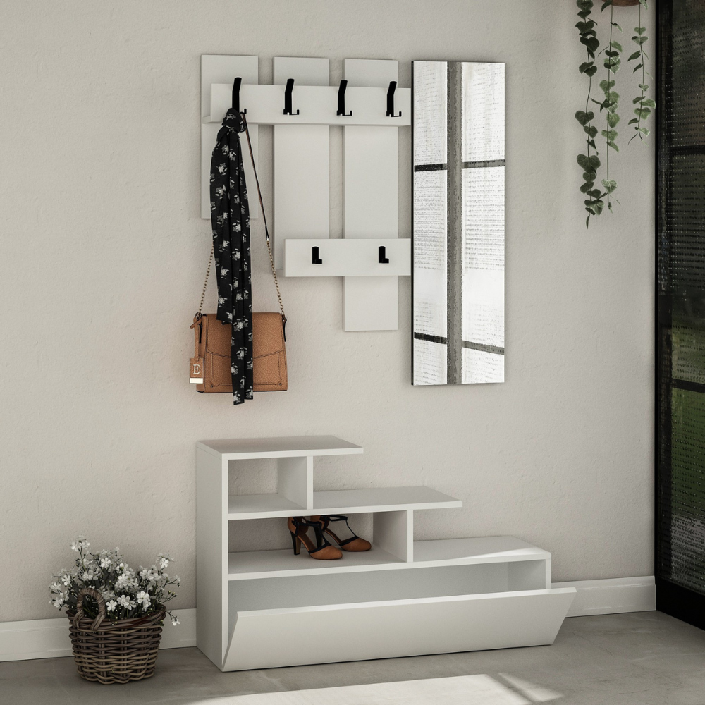 concept-usine-mesty-meuble-d-entr-e-blanc-bois-porte-manteau image 2
