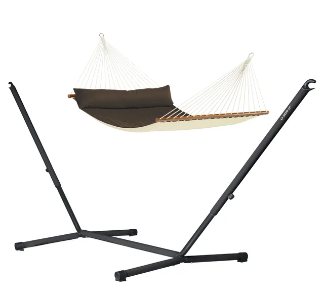 la-siesta-nautico-hamac-barres-king-rembourr-anthracite-support image 1
