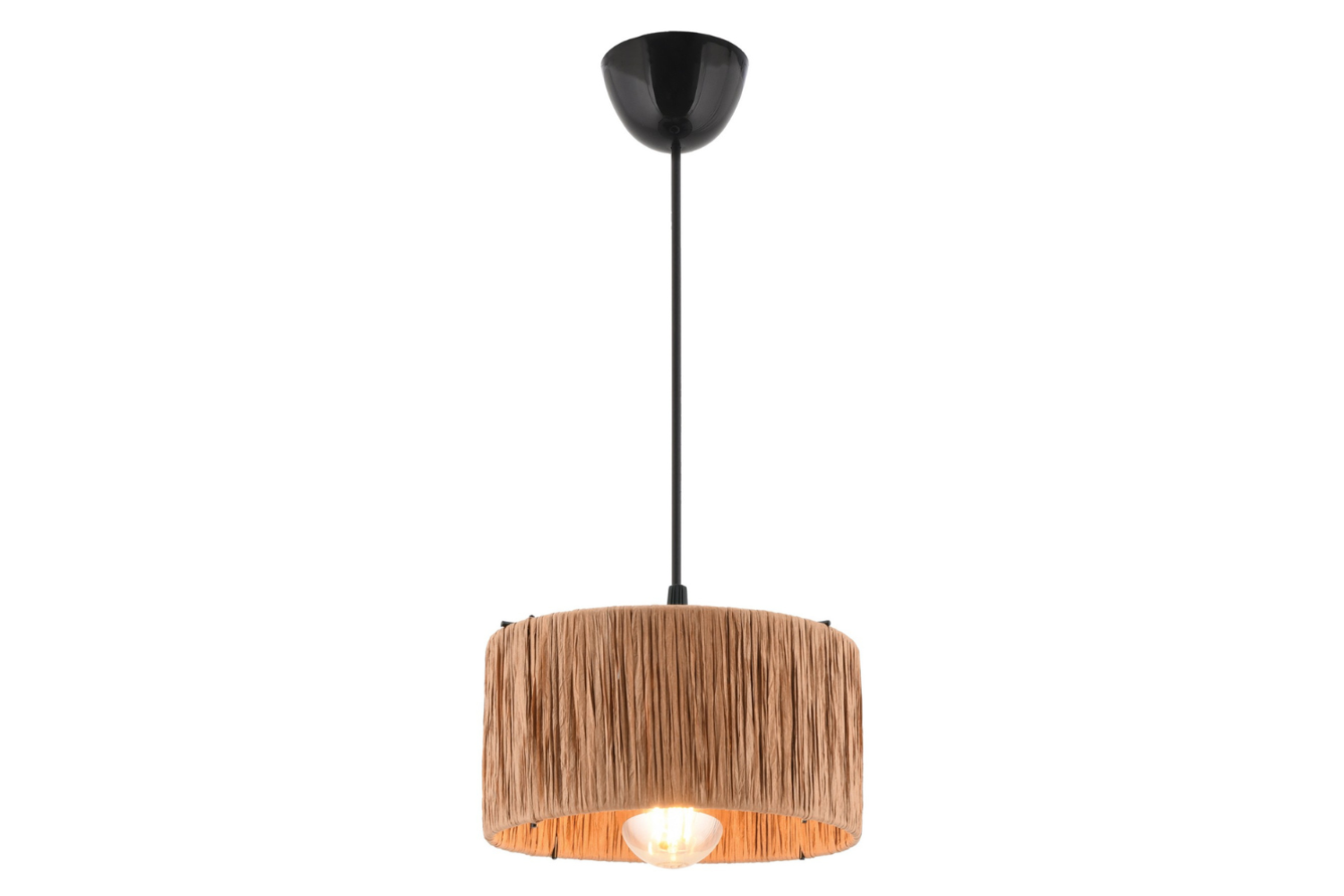 concept-usine-clarisse-suspension-raphia-beige-m-tal-noir image 3