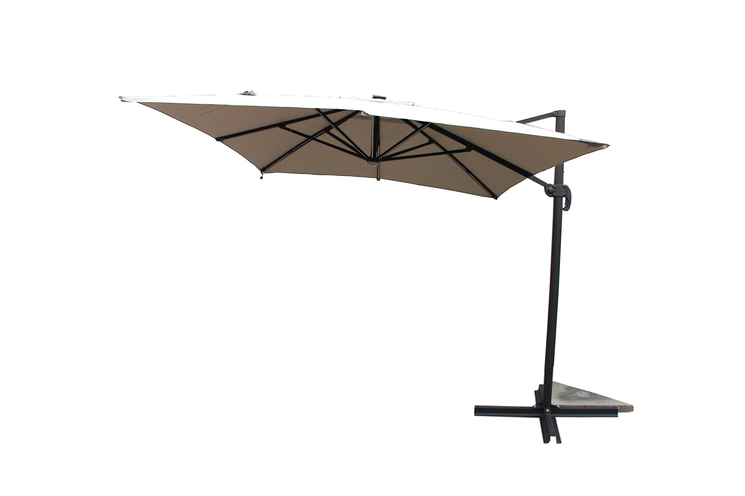 concept-usine-calvia-parasol-d-port-led-gris-alu image 4
