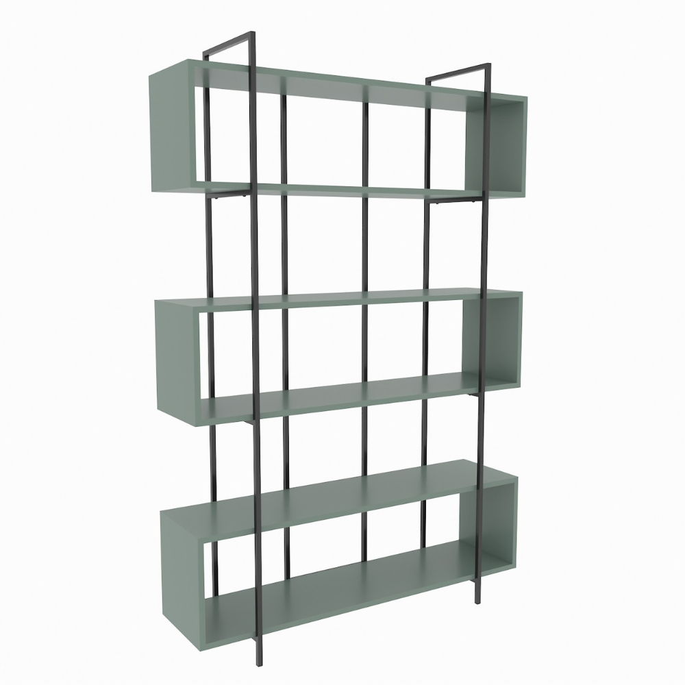 concept-usine-luli-biblioth-que-bois-vert-120-cm-6-niches image 5
