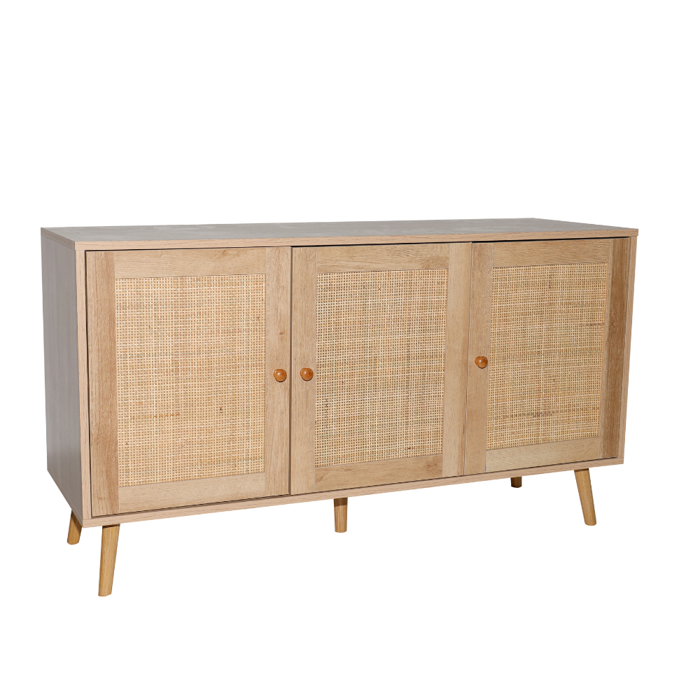 concept-usine-cange-buffet-bois-cannage-3-portes image 4