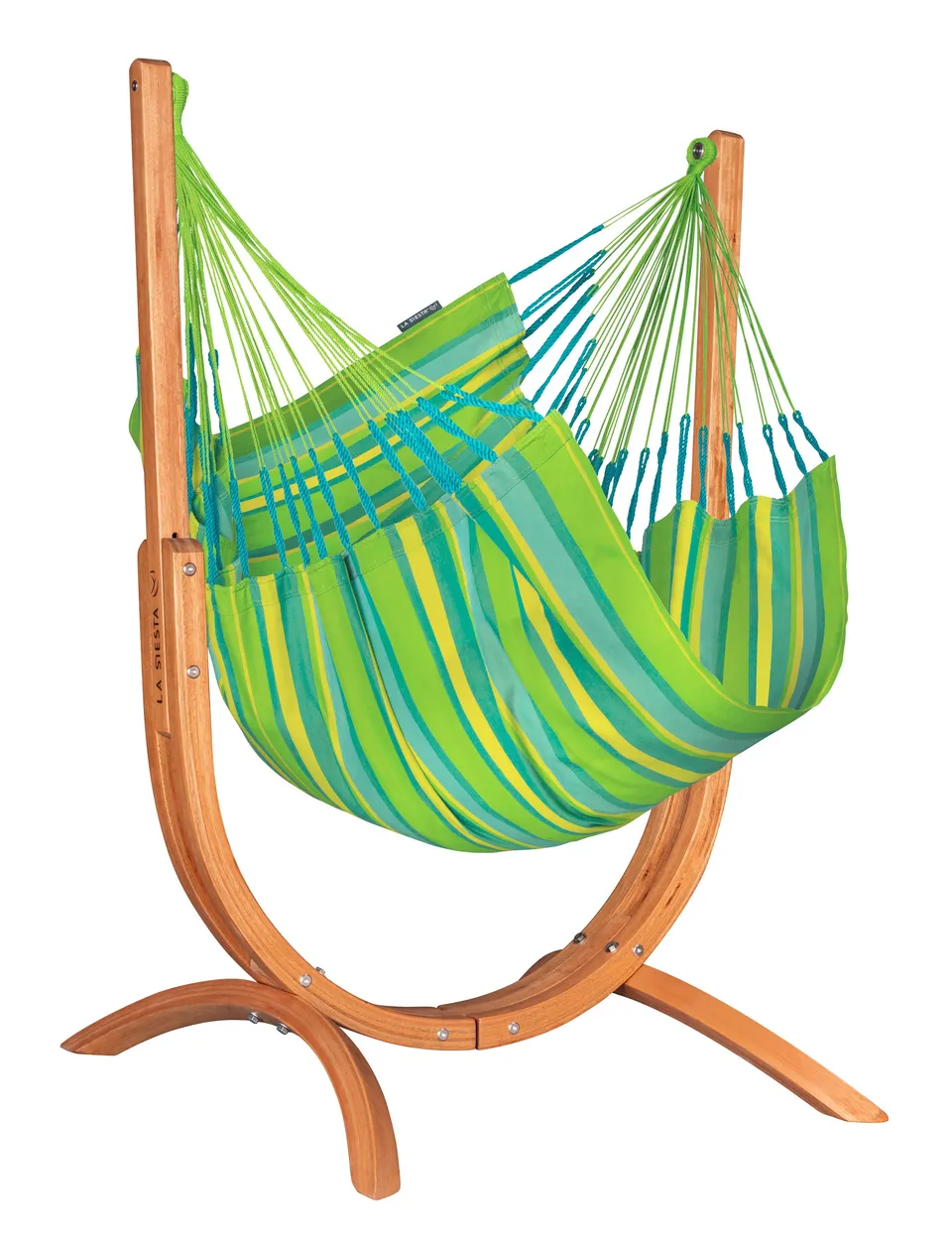 la-siesta-udine-fauteuil-suspendu-ext-rieur-lime-avec-support image 1