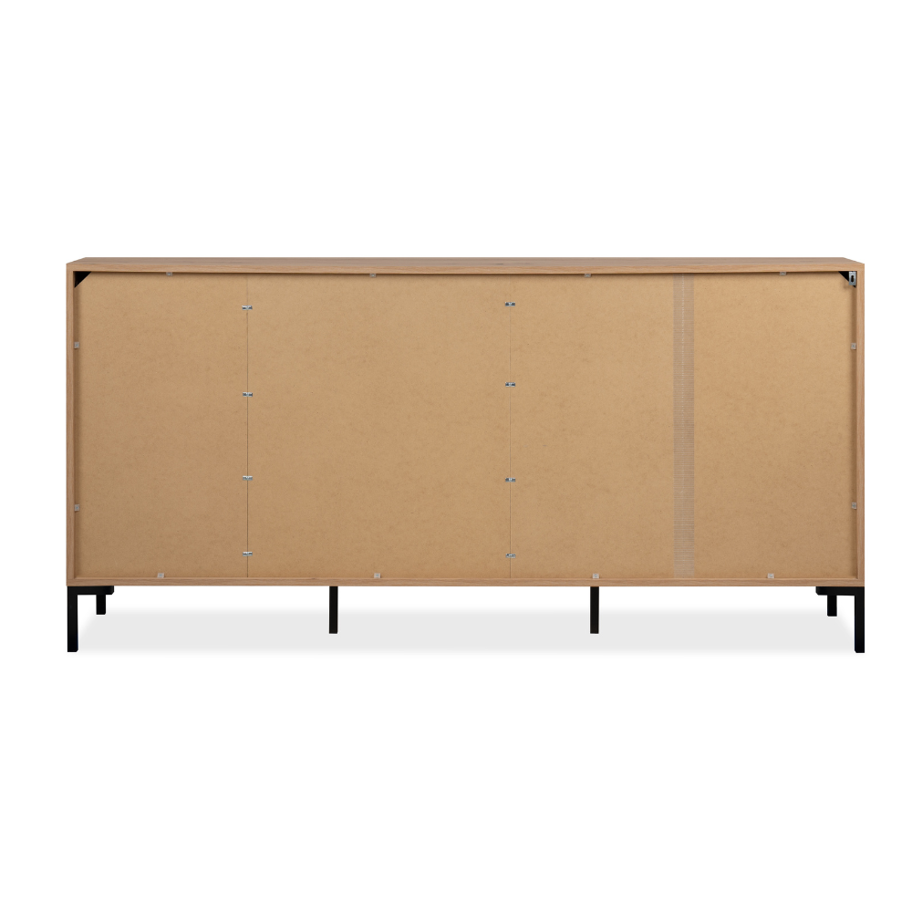 concept-usine-navi-buffet-bois-et-m-tal-170-cm-3-portes image 4