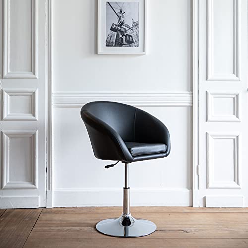 happy-garden-gabin-tabouret-bar-simili-noir-r-glable-dossier image 7