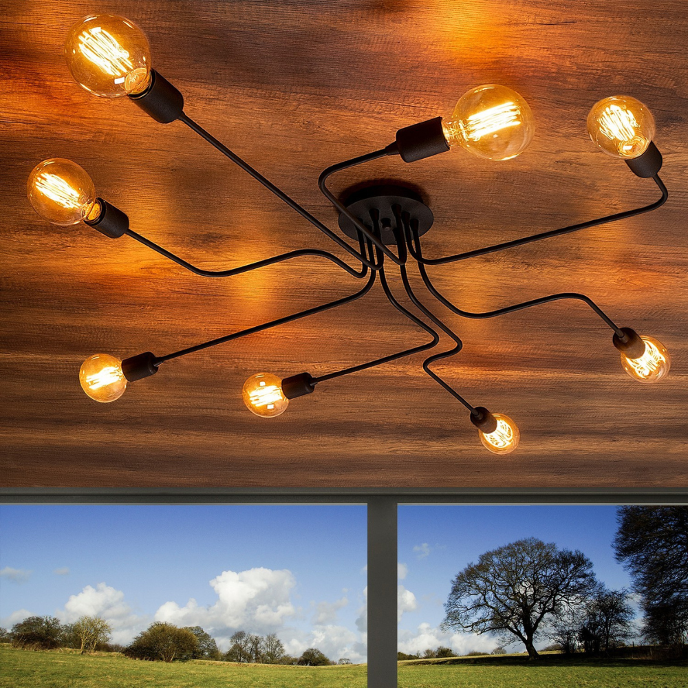 concept-usine-zoe-applique-murale-noire-8-lumi-res image 2
