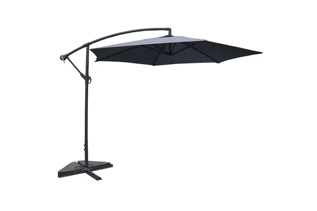concept-usine-porticcio-parasol-d-port-gris-300-cm-inclinable image 1