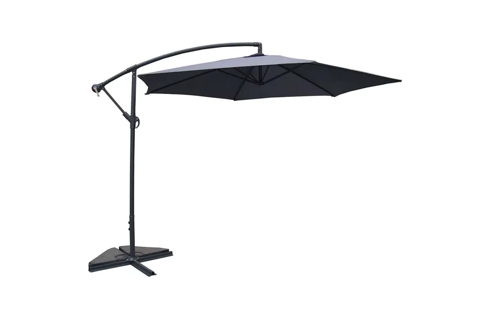 concept-usine-porticcio-parasol-d-port-gris-300-cm-inclinable image 1