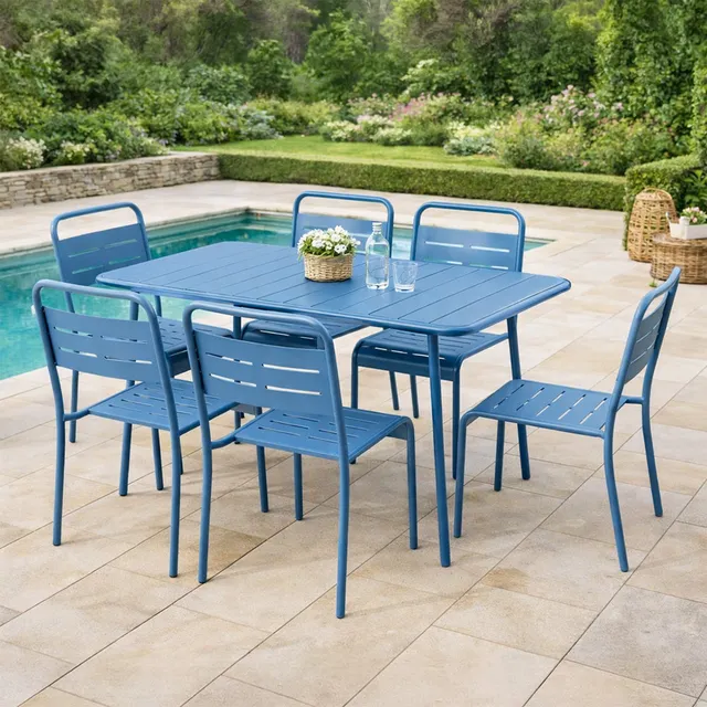 concept-usine-bergame-ensemble-4-salon-jardin-gris-fonc-acier image 1