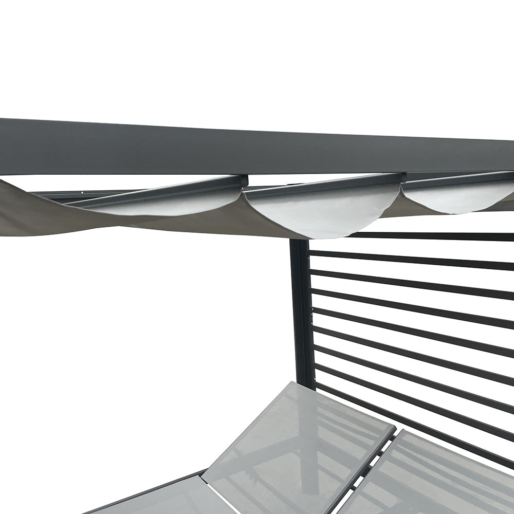 concept-usine-matala-lit-de-jardin-2-places-inclinable-gris image 6