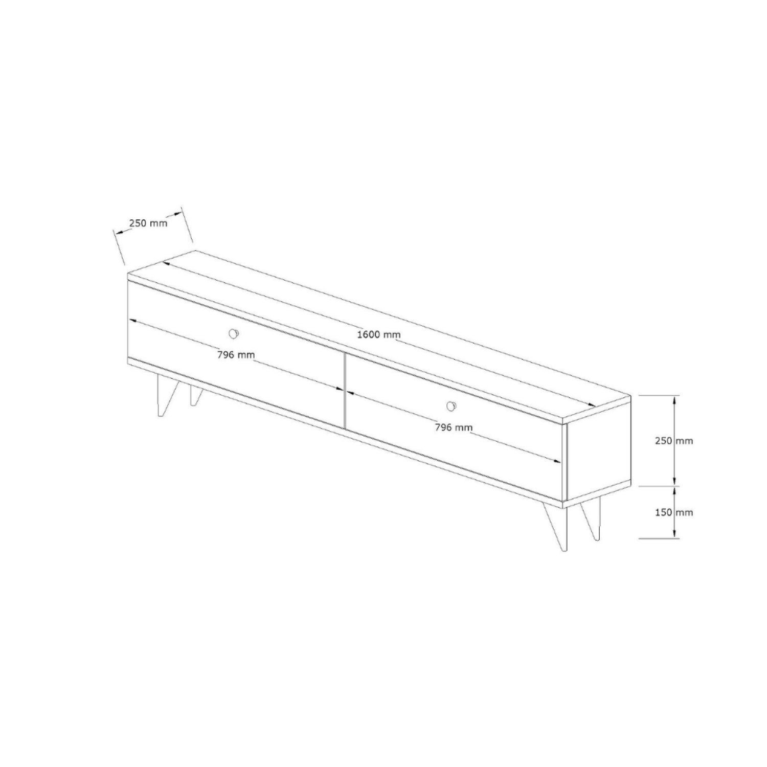 concept-usine-poly-meuble-tv-noyer-160-cm-avec-placards image 7