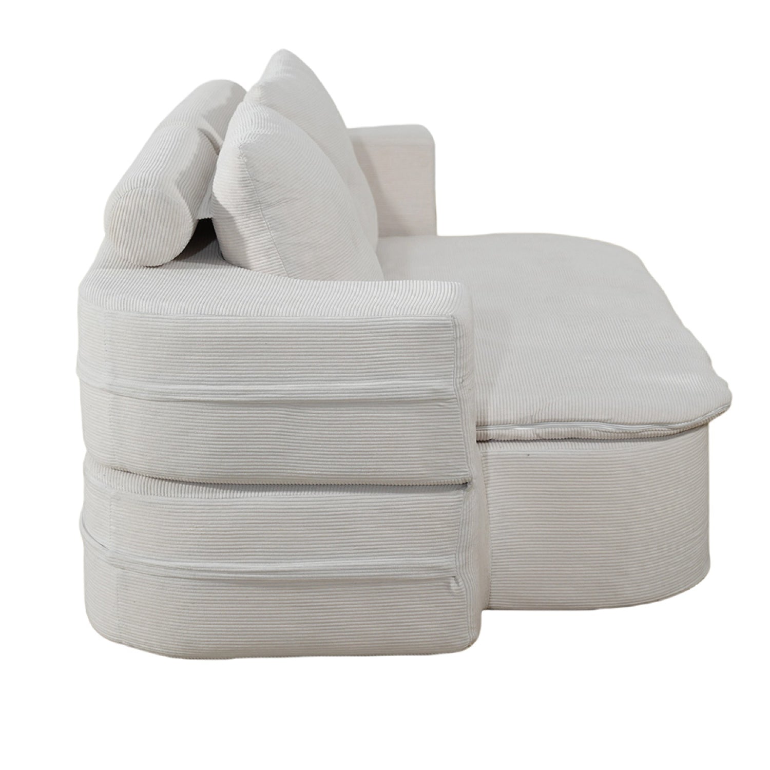 concept-usine-watford-canap-convertible-velours-beige-3-places image 7