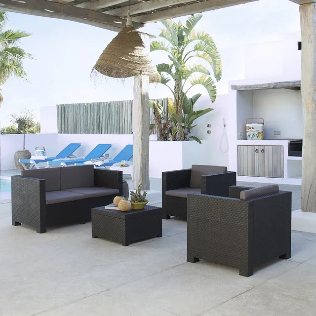 concept-usine-solis-salon-de-jardin-4-places-gris-coffre image 1