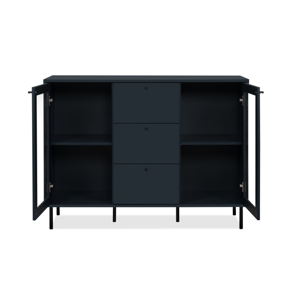 concept-usine-lanzarote-buffet-bleu-marine-bois-2-portes image 5