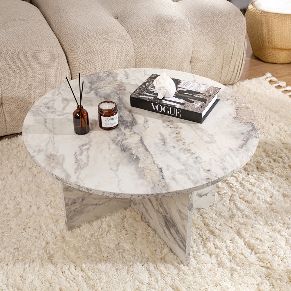 concept-usine-vinu-table-basse-ronde-blanc-marbre-80-cm image 2