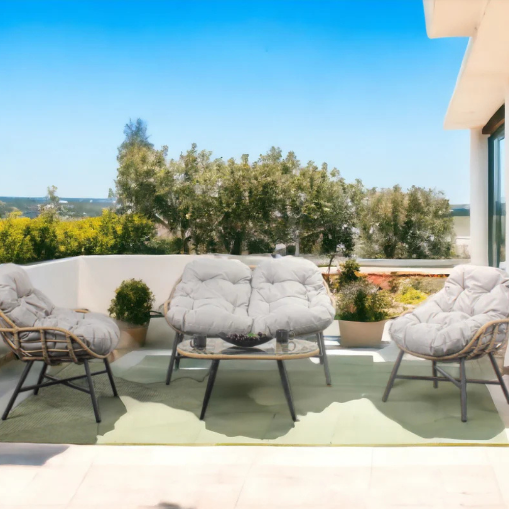 concept-usine-evora-salon-de-jardin-4-places-beige image 3
