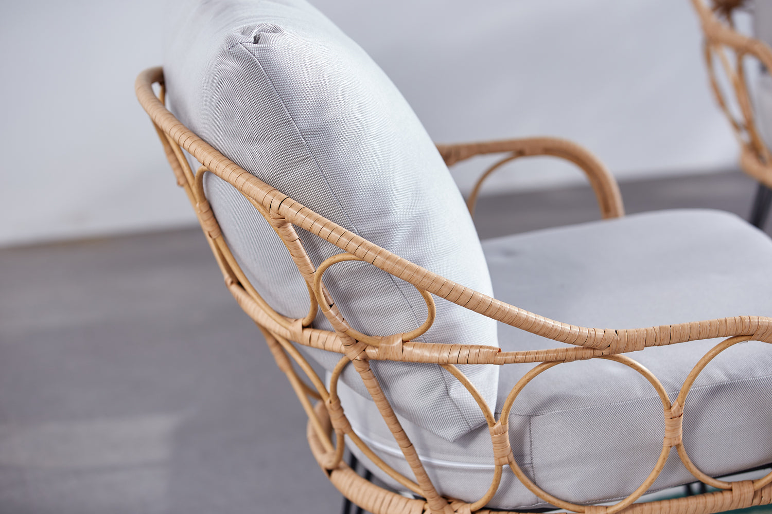 concept-usine-porto-salon-jardin-4-places-rotin-beige image 4
