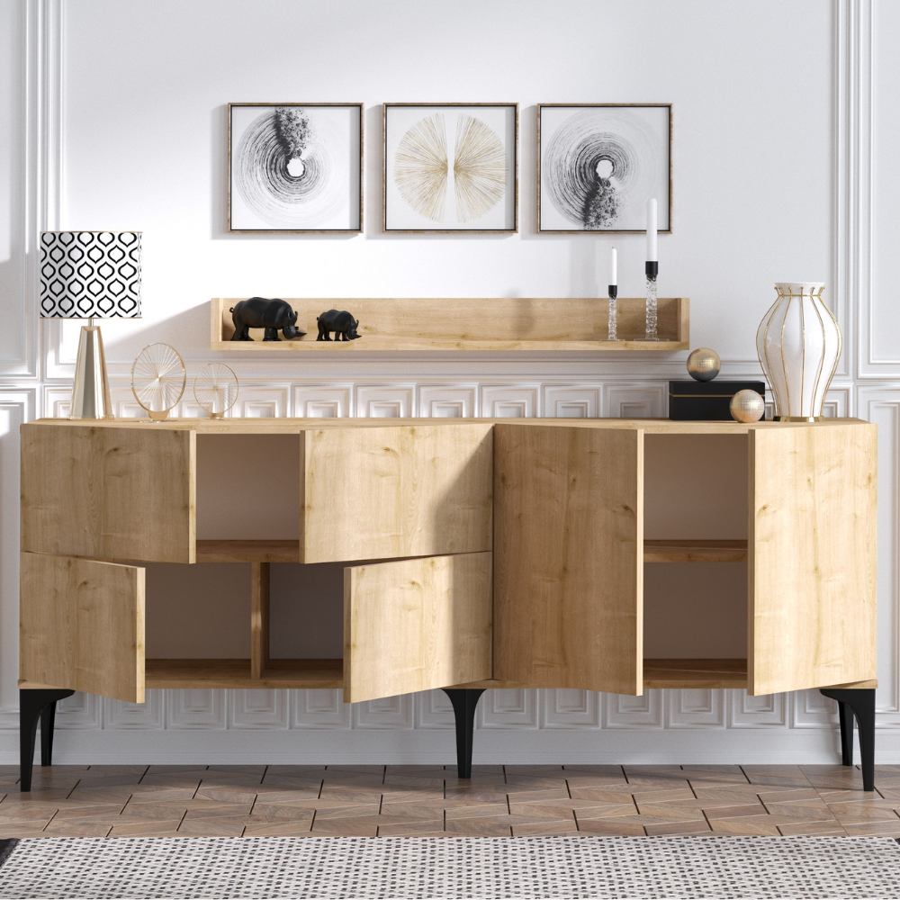 concept-usine-assen-buffet-bois-186-cm-avec-portes image 3